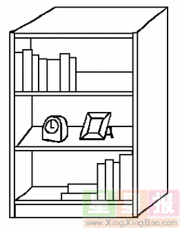 立体感柜子简笔画