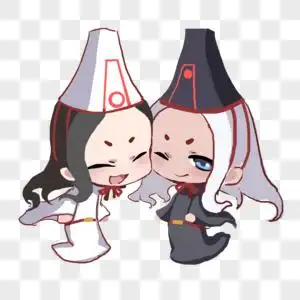 黑白无常图片素材