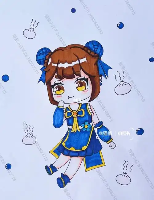 迷你世界月无双q版动漫女孩