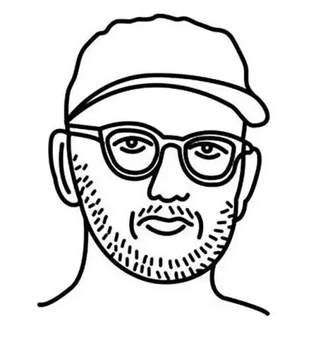 儿童简笔画圣诞老人 小大胡子男人头像简笔画帅气胡子大叔简笔画