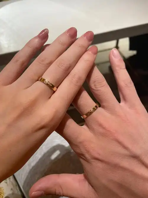 尚美巴黎结婚对戒