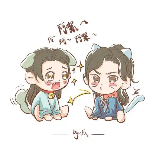 【山河令】临摹q版|插画|其他插画|大猫er - 临摹作品 - 站酷 (zcool)