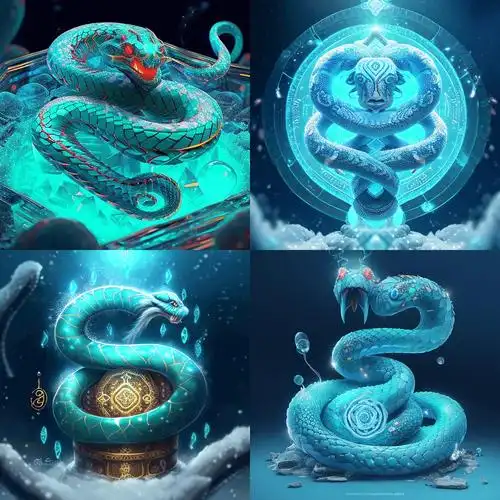 十二生肖幽兰版-蛇