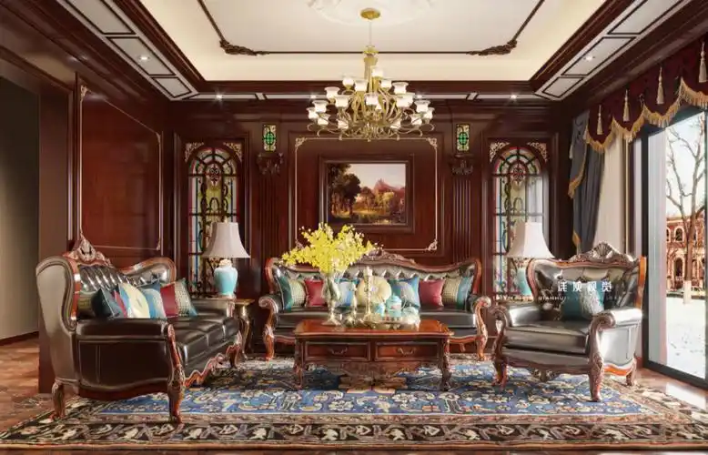 古典美式效果图表现