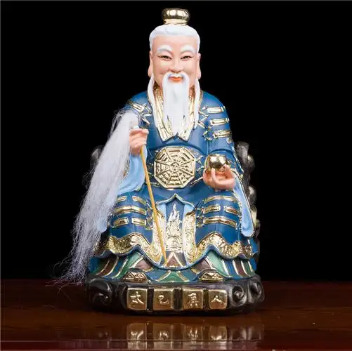 道教神像太乙真人人像仙家救苦天尊家居供奉摆件