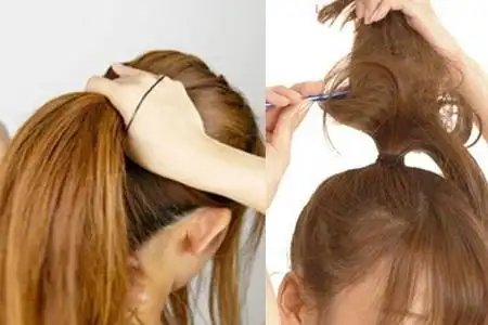 脸大扎头发发型图片 让你分分钟变成小脸美人