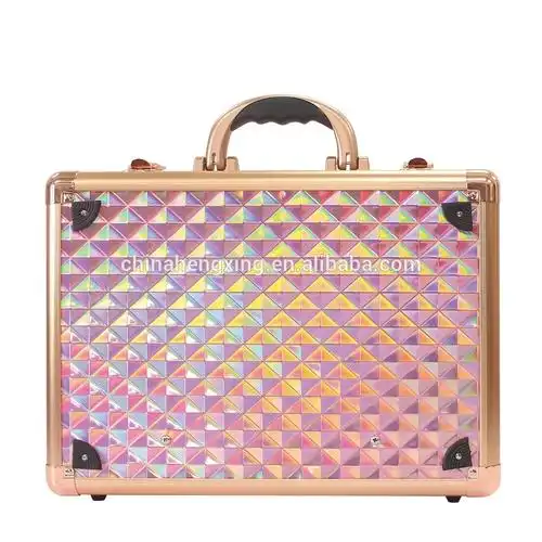 professional beauty box makeup vanity case case with lighted