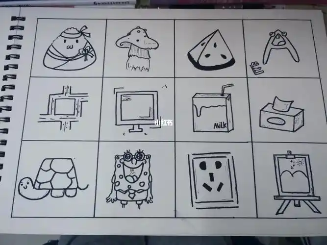 圆三角正方形图形创意简笔画图形创意兴趣爱好