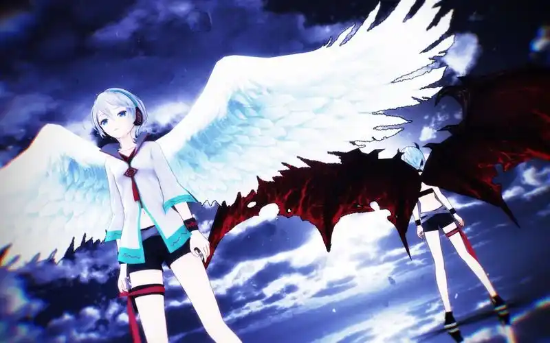 【言和mmd】the grey [天使与恶魔的轮舞]【双言】