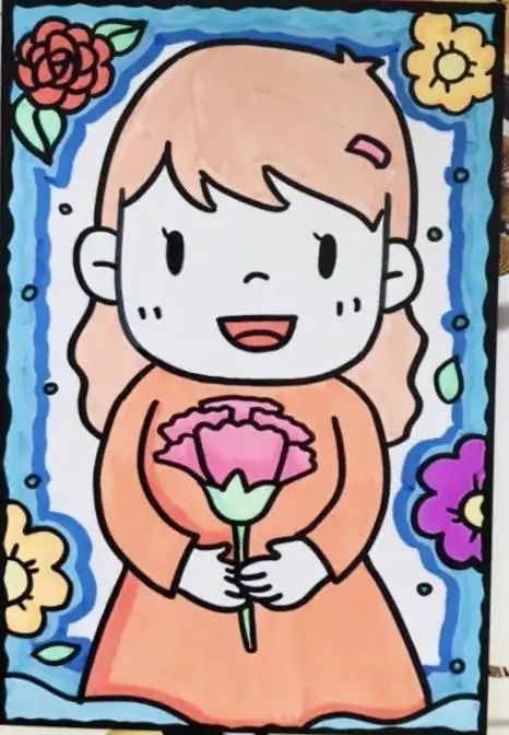 画出最美的她—欢度母亲节