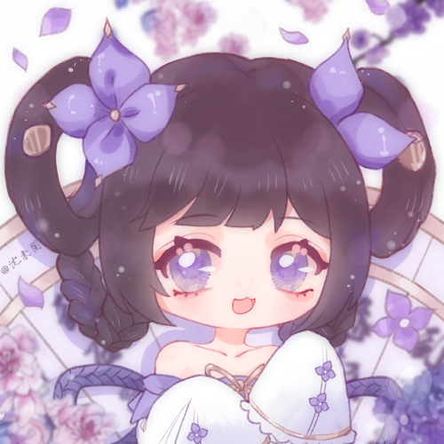 小乔的丁香结头像 可以用