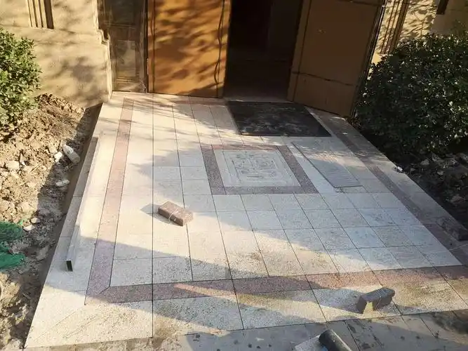 入户铺装完成总体80%