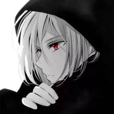 女 银发 耳机娘 酷 冷漠 长发 唯美邪魅冷酷的微信二次元男生头像手机