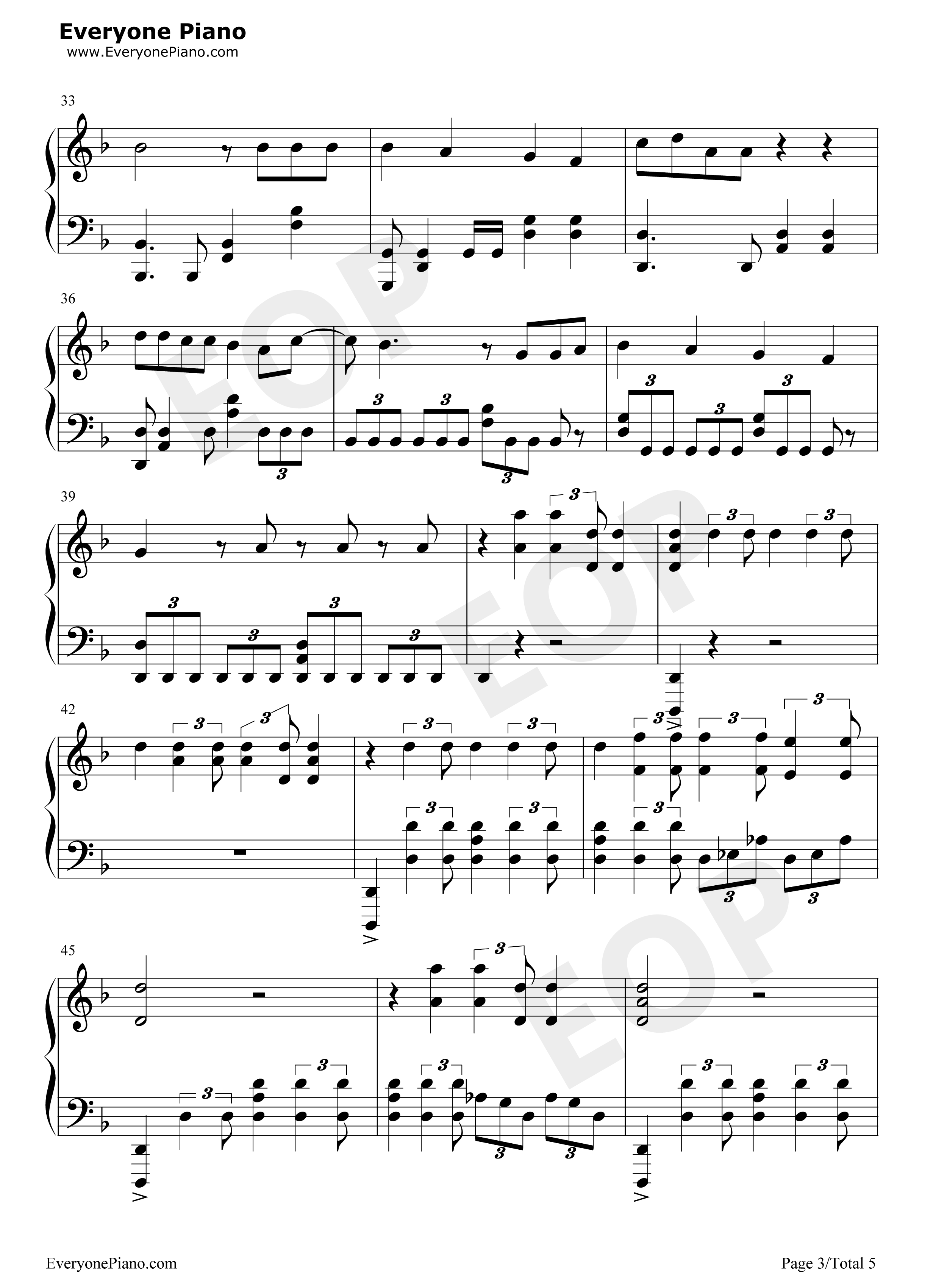 kill this love-blackpink五线谱预览3-钢琴谱文件(五线谱,双手简谱