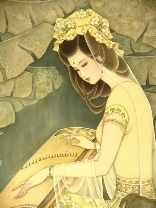 美术作品欣赏——韩德珠工笔人物画