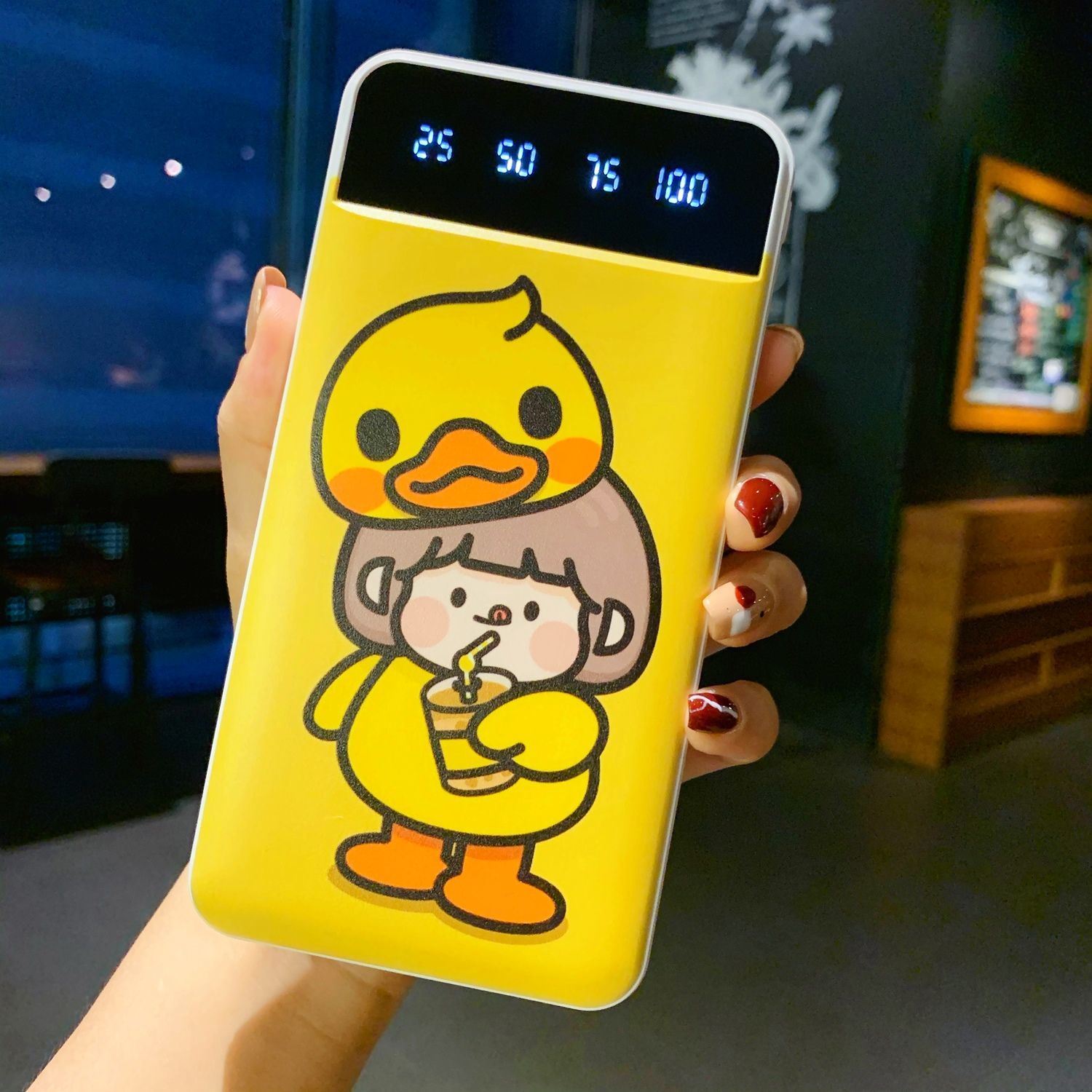 大容量10000毫安充电宝可爱卡通学生华为vivoppo苹果通用移动电源