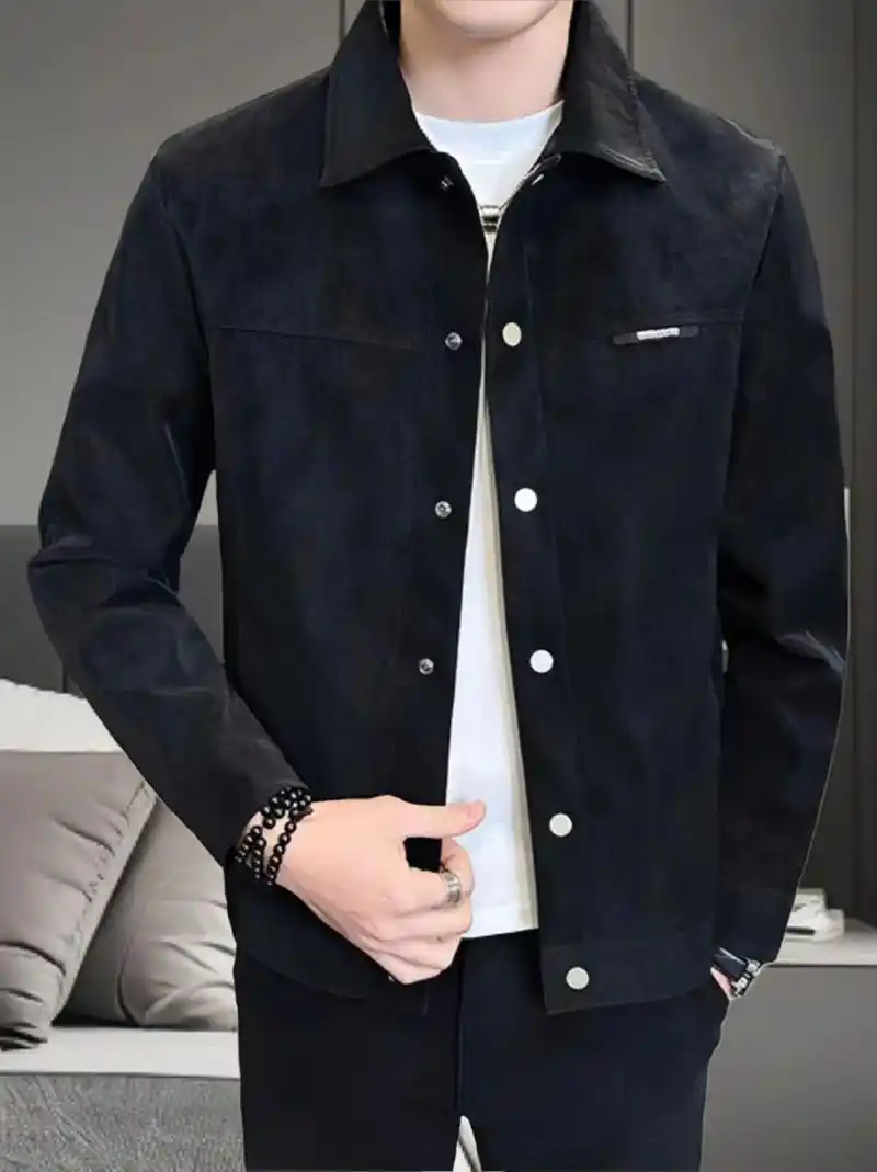 罗蒙春秋季夹克男 新款痞帅潮感翻领秋装上衣服男士外套,这是一款让你