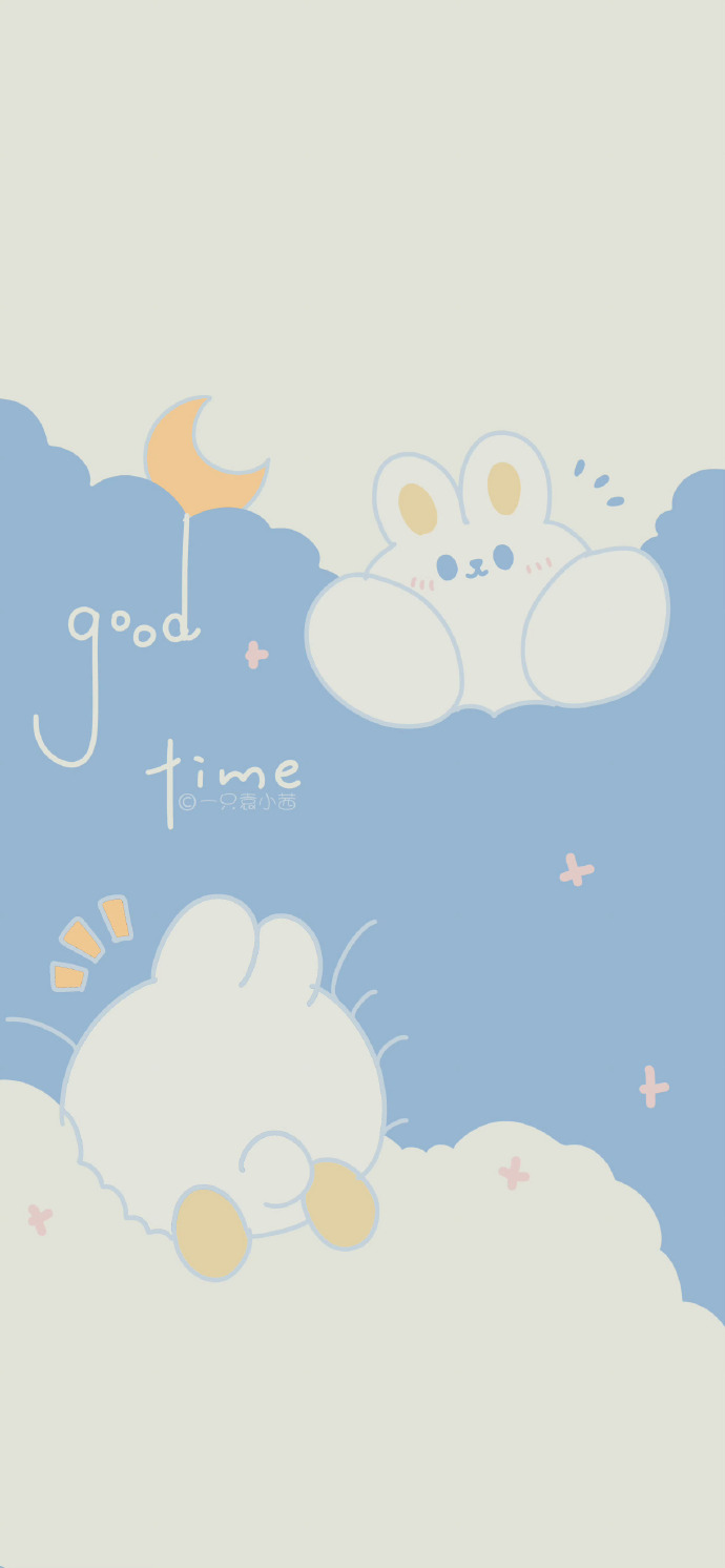 治愈系简约卡通插画壁纸套图小清新#手机壁纸##锁屏 主屏壁纸套图