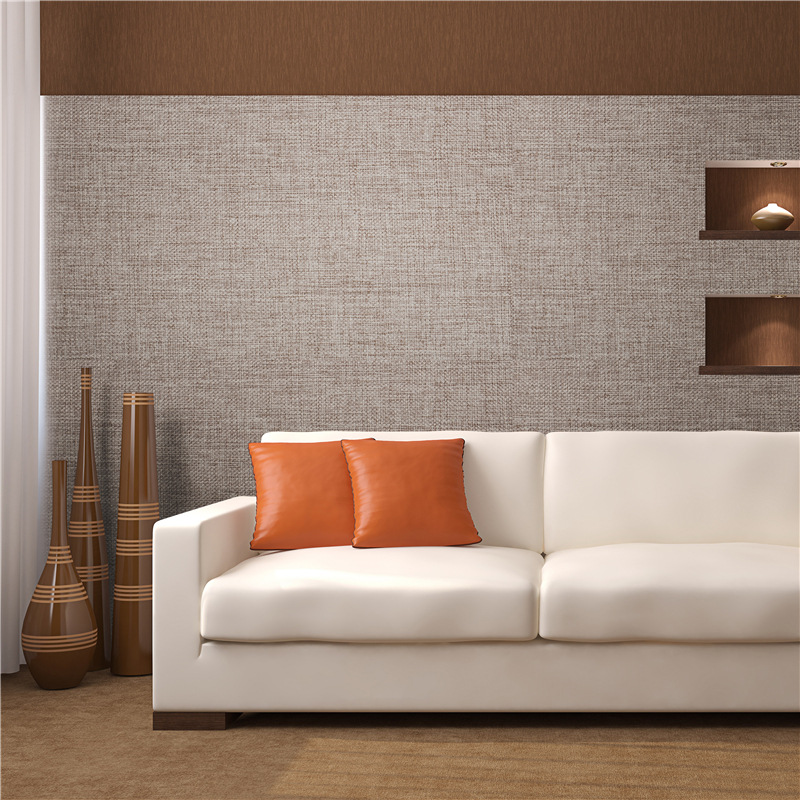 素色墙布 亚麻壁布 无缝环保墙布背景墙装饰布厂家直销现货供应