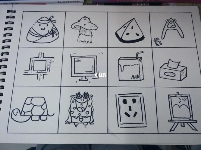 圆三角正方形图形创意简笔画图形创意兴趣爱好