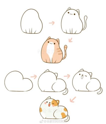 q版宠物简笔画猫